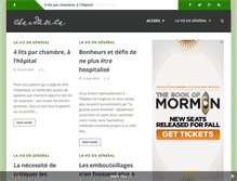 Tablet Screenshot of blogue.chaudiere.ca